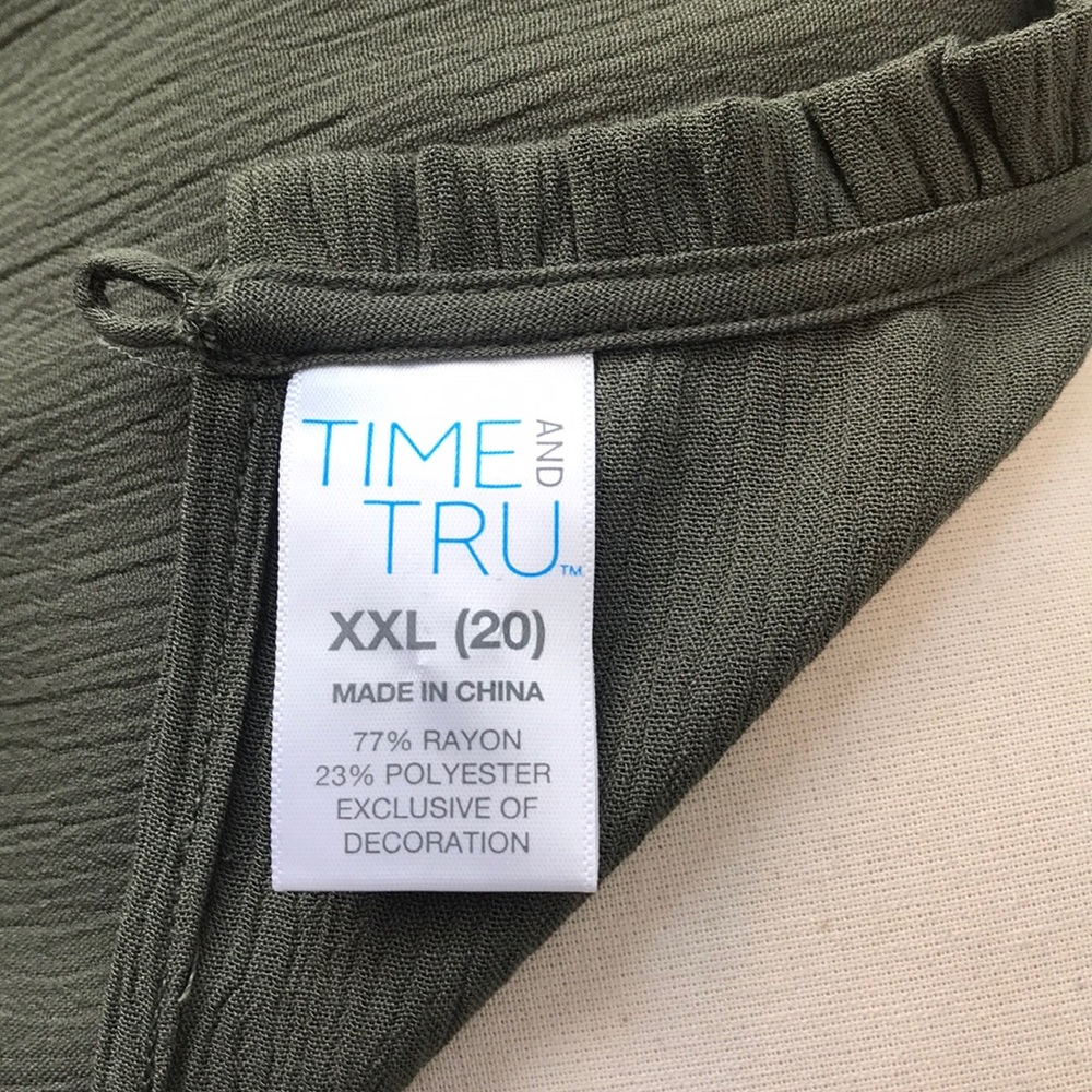 NWT Time and Tru women’s blouse - Picture 5 of 6